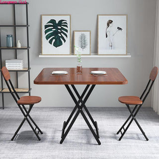 Buy 80x80x74cm-b Portable Folding Table Modern Simple Living Room Dinning Table Set