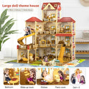 Princess Villa Diy Assembly Doll House Lighting Castle Game Room With