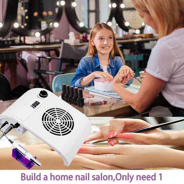 Private Nail Salon 3IN1 Manicure Machine Nail Set Include Electric