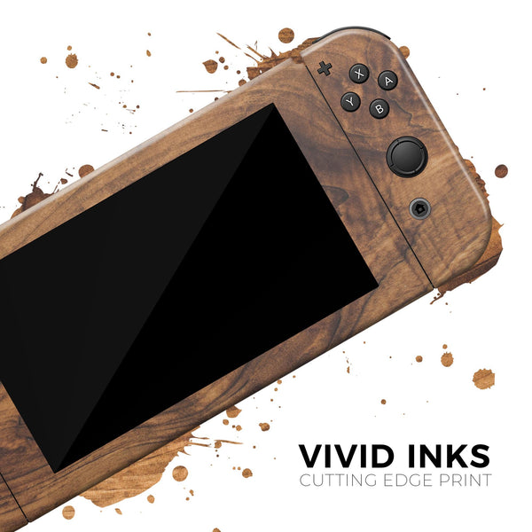 Raw Wood Planks V11 - Full Body Skin Decal Wrap Kit for Nintendo
