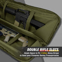 LUXHMOX Double Long Soft Rifle Case & Multi-Function Long Gun Case