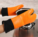 Silicone Heat Resistant Insulation Kitchen Microwave Glove Oven Mitts