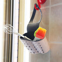 Sink Shelf Soap Sponge Drain Rack Silicone Storage Basket Bag Faucet