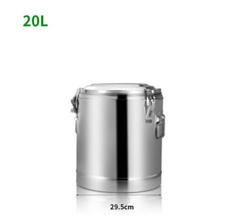 Buy red Stainless Steel Insulated Barrel Soup Pot Fermenter Kitchen Cookware