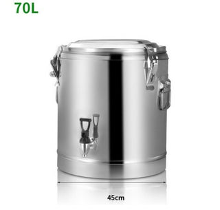 Buy auburn Stainless Steel Insulated Barrel Soup Pot Fermenter Kitchen Cookware