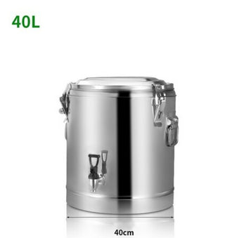 Buy yellow Stainless Steel Insulated Barrel Soup Pot Fermenter Kitchen Cookware