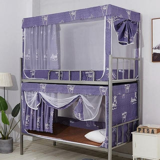 Buy green Upper and Lower Bunk Bed Student Dormitory Dual Purpose Mosquito Net