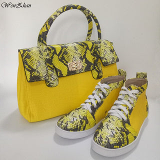 Sneakers and  matching handbag