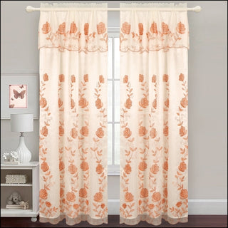 Buy beige-orange Zoey - Embroidered Panel With Backing - Set of Two - Assorted Colors