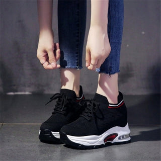 Buy black Ulzzang Fashion Platform Sneakers