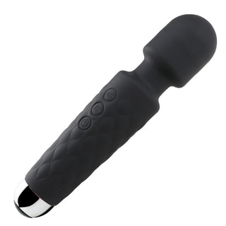 Buy black 20 Modes Powerful AV Vibrators Rechargeable Magic Wand Massager Clit Massage Female Masturbation Silent Adult Sex Toys for Women