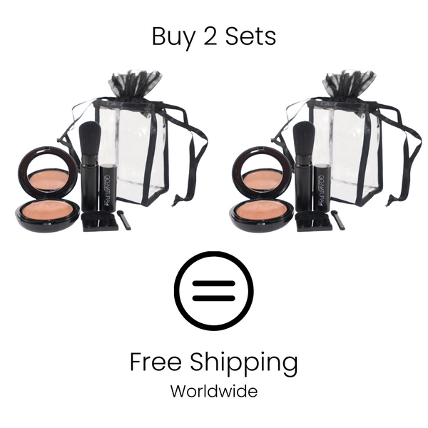 GO-NATURAL® ALL-IN-ONE® Powder - Travel Gift Set - LARGE - Webster.direct