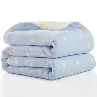 Buy blue-love Six-Layer Gauze Bath Towel for Children Baby Blankets(size 80*80)
