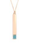 MATTE GOLD TURQUOISE