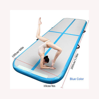 Buy blue 1-3m Gymnastics Air Track Olympics Gym Yoga Wear-Resistant  Airtrack Gym Mattress Water Yoga Mattress for Home/Beach/Water Yoga