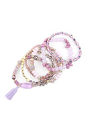 Hdb2201 - Boho Tassel Charm Bracelet