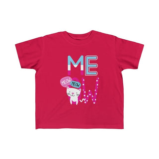 Buy red Meow Little Kitty Girls Tee