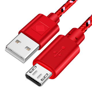 Buy red OLAF 5V 2.4A Micro USB Cable 1m 2m 3m