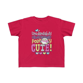 Buy red Undeniably Absolutely Positivly Cute Girls Tee