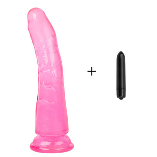 Buy bullet-pink-dildo Erotic Soft Jelly Dildo
