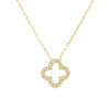 Open Clover Pendant Necklace