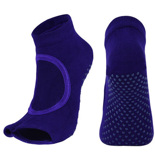 Buy purple Anti Slip Yoga Socks Two Toe