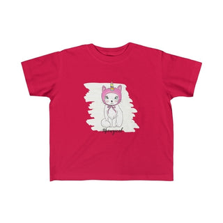 Buy red Meowgical Cat Unicorn Kid Girls Tee