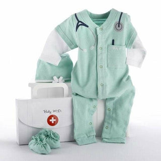 Big Dreamzzz Baby M.D. 3-Piece Layette Set (Personalization Available) - Webster.direct