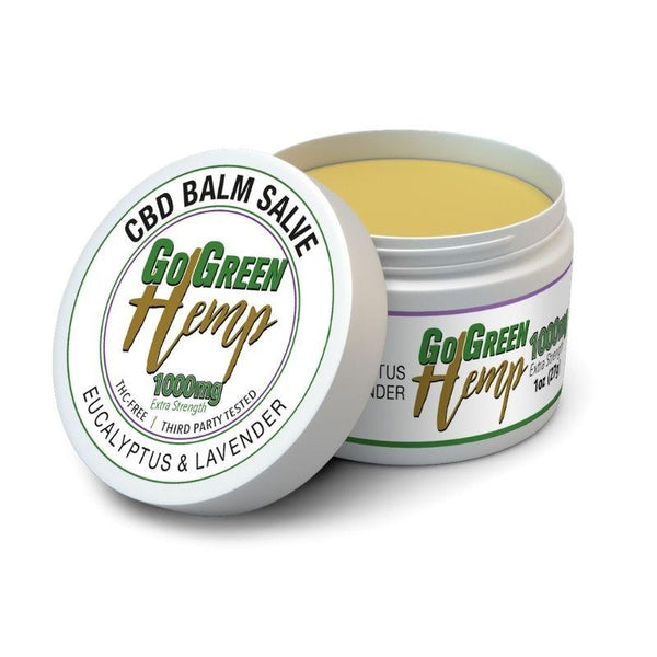 GoGreen Hemp CBD Balm Salve Eucalyptus & Lavender