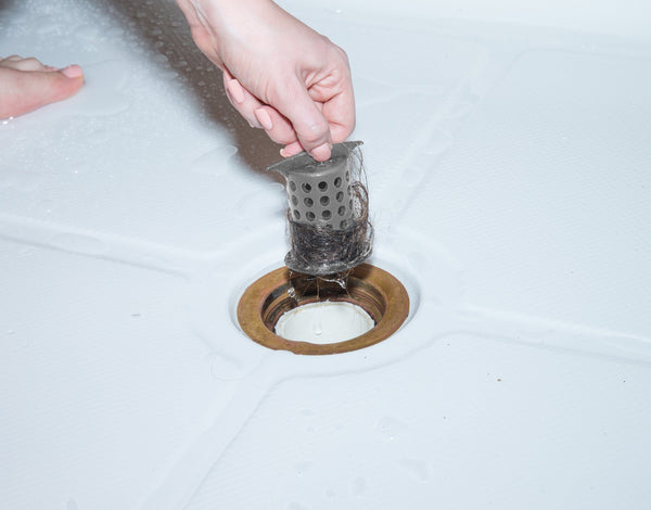 ShowerShroom (Gray) the 2" Hair Catcher That Prevents Clogged Shower Drains