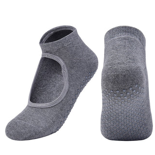 Buy 1-pair20 Hot Breathable Anti-Friction Women Yoga Socks Silicone Non Slip