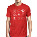 Skulls Mens Red Shirt