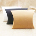 FeiLuanCustom Pillow Gift Box Kraft/Black/White Cardboard Paper Candy Packing Box Mutli Size 20pc Per Lot Custom Logo Cost Extra