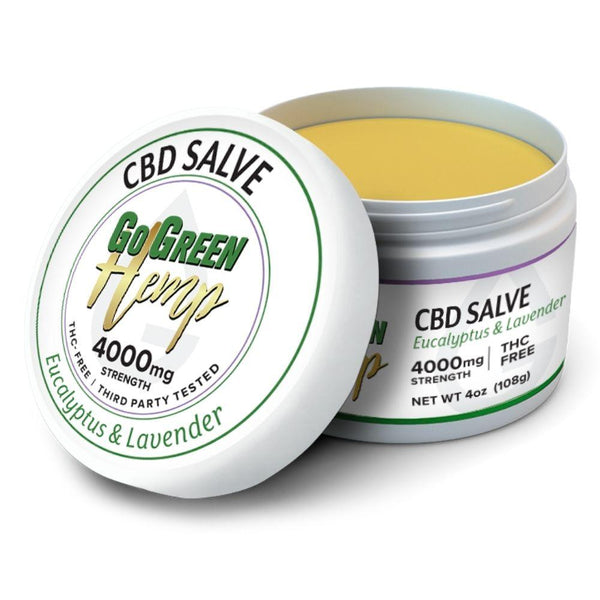 GoGreen Hemp CBD Balm Salve Eucalyptus & Lavender