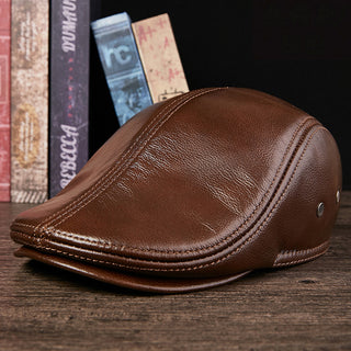 Buy brown-cap BUTTERMERE Flat Caps Men Real Leather