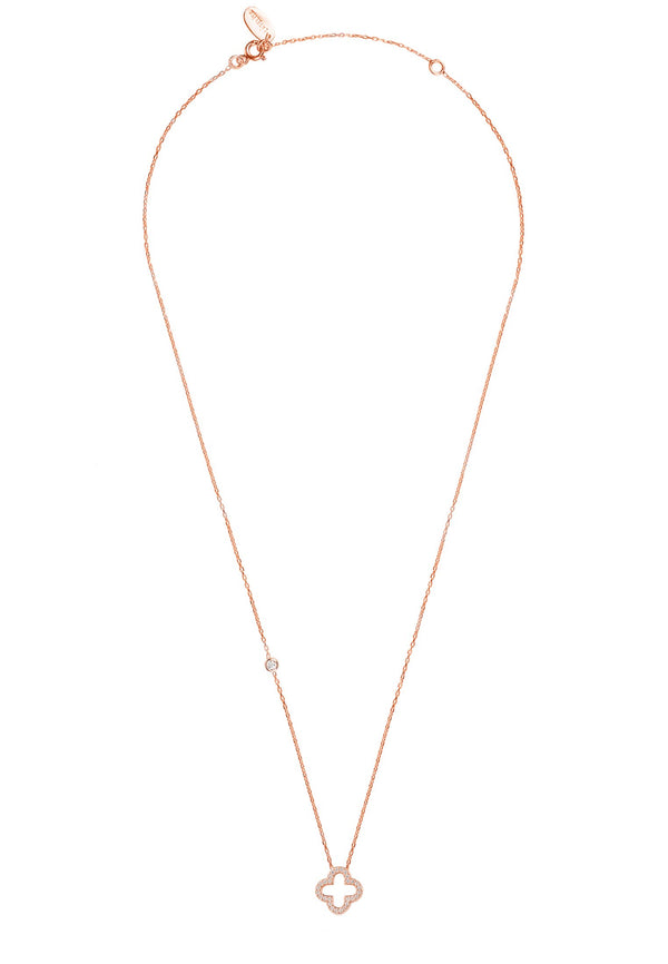 Open Clover Pendant Necklace