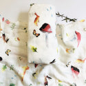 Muslin Swaddle 120x120 Baby Blanket Bamboo Fiber Baby Blankets Newborn Swaddle Stroller Newborn Blanket Pielucha Dropshipping
