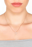 Open Clover Pendant Necklace