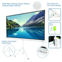 84 INCH 16:9 HD Portable Tripod Pull Up Projector Screen Curtain