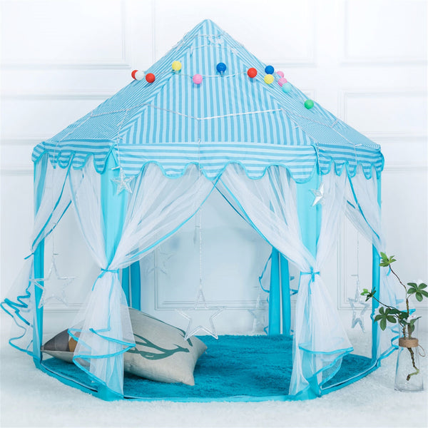 1.4m Princess Castle Play House Large Outdoor Kids Play Tent