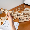 3D Wooden Puzzle Games Shotgun Model Toys for Children