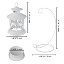 Candle holder with bracket for Wedding Home Decoration