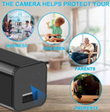 1080P Nanny Cam Spy Camera Charger Hidden Camera
