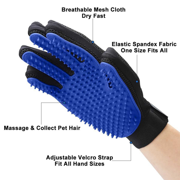 Pet Hair Remover Gloves Pet Grooming Brush Gloves