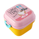 Cartoon Healthy Plastic Lunch Box Microwave Oven Lunch Bento Boxes Food Container Dinnerware Kid Childen Lunchbox