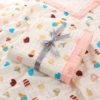 Buy as-picture2 Muslin Cotton Baby Sleeping Blanket