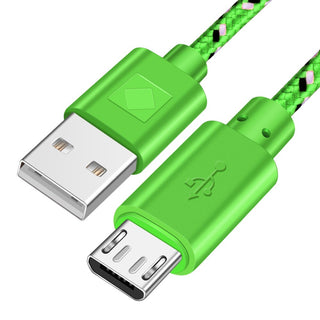 Buy green OLAF 5V 2.4A Micro USB Cable 1m 2m 3m
