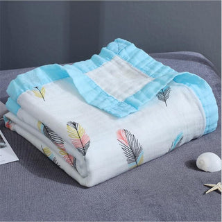 Buy as-picture26 110x120cm 4 and 6 Layers Muslin Bamboo Cotton Newborn Baby Receiving Blanket Swaddling Kids Children Baby Sleeping Blanket