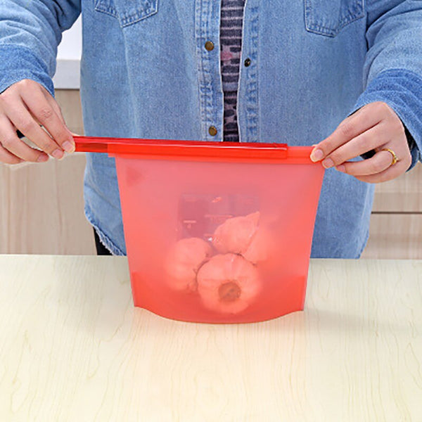 1000ml Silicone Food Bag Reusable Ziplock