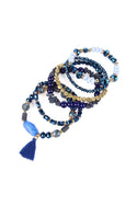 Hdb2201 - Boho Tassel Charm Bracelet